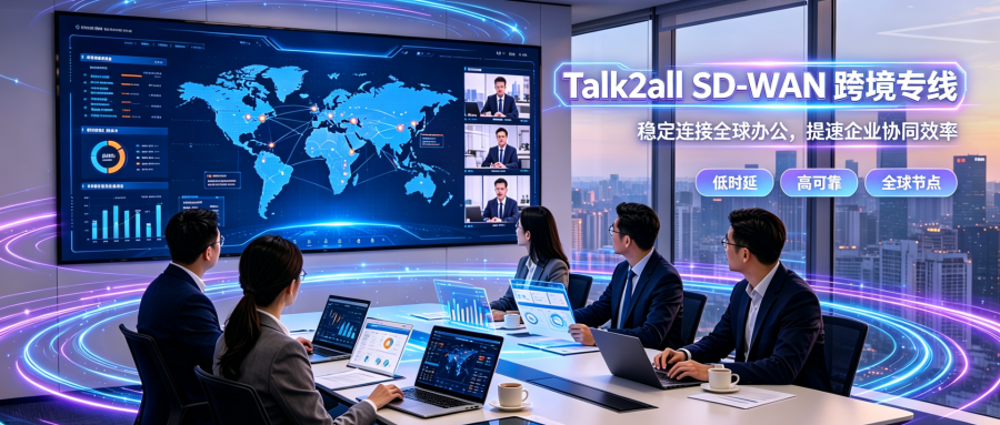 TALK2ALL SD-WAN 跨境专线在稳定性与成本之间的平衡选择