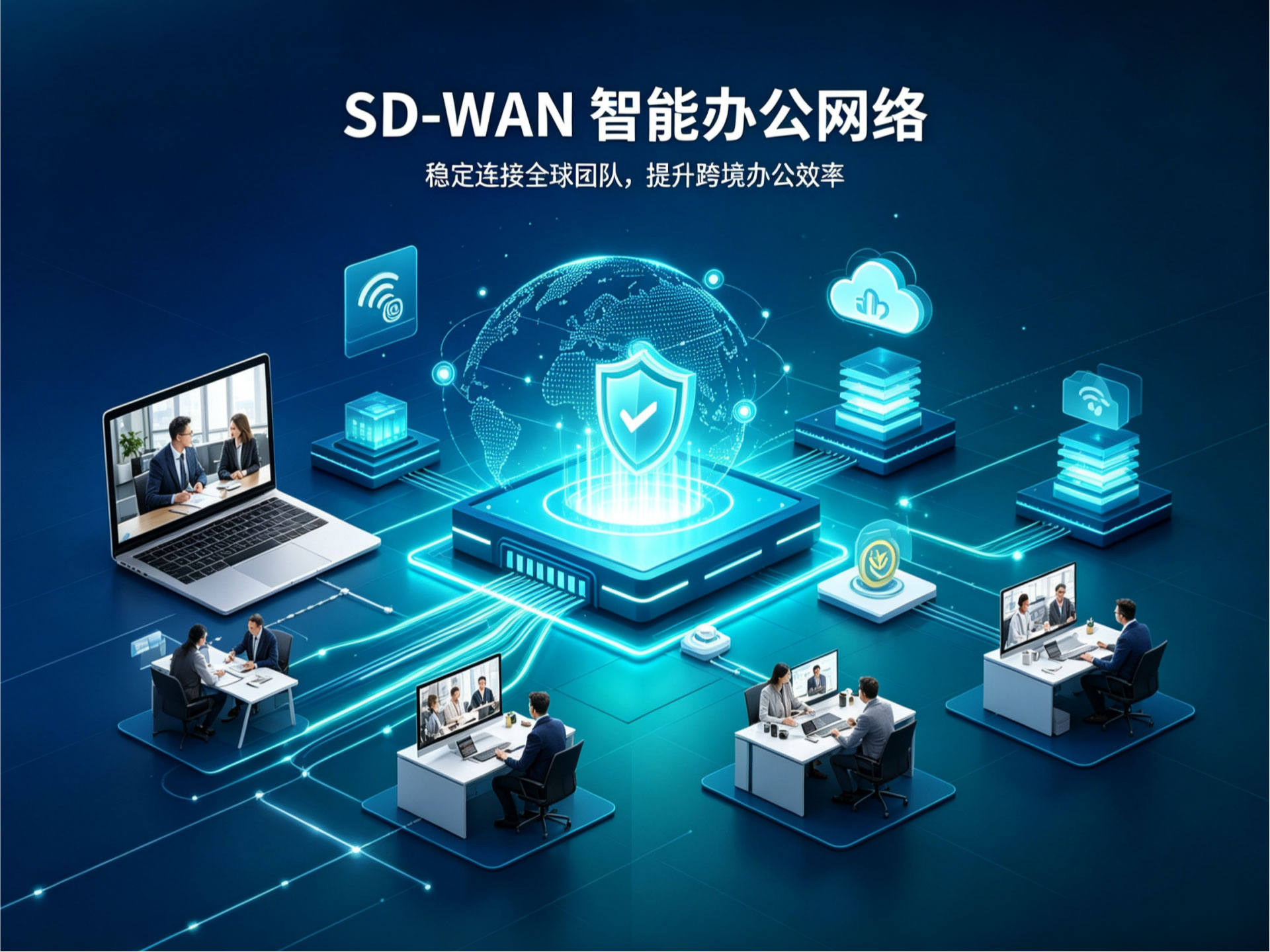 TALK2ALL SD-WAN 设备即插即用快速部署