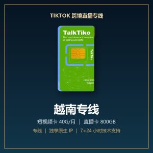 TikTok 跨境直播专线 · 越南